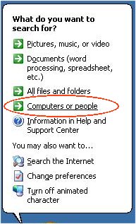 The image illustrate how to share files in Windows XP in Method 2 