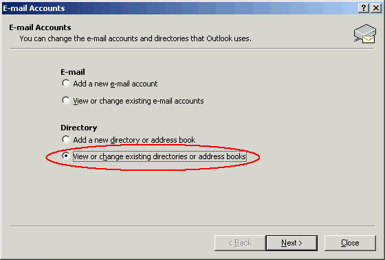 faq how to remove the personal address book service in outlook ocio