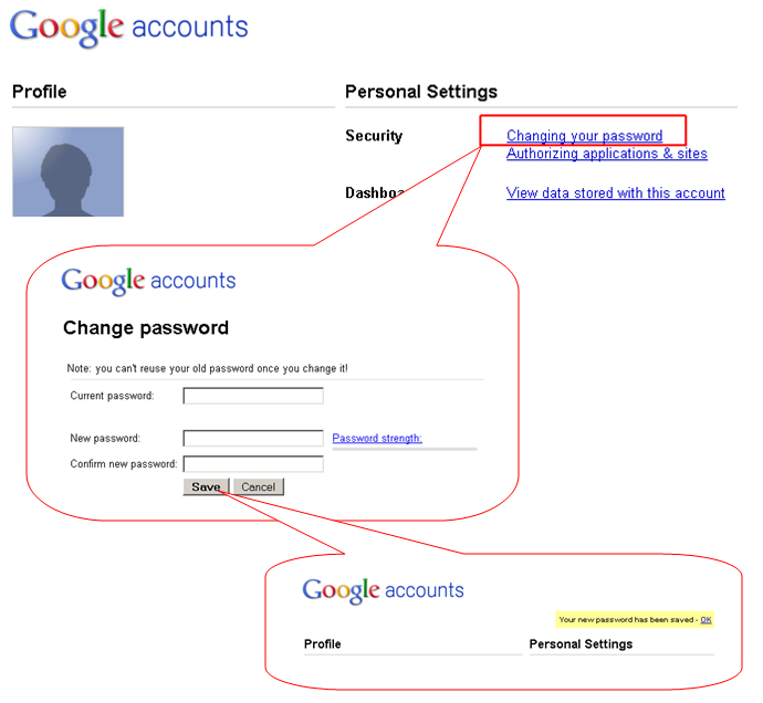 Faq How Do I Change The Google Password Ocio