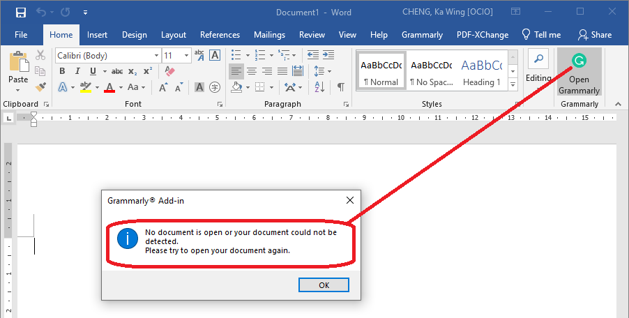 grammarly microsoft word plugin