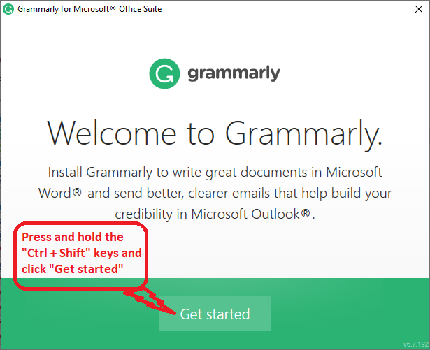FAQ: Grammarly for Microsoft Office add-in Document Not Detected Error |  OCIO
