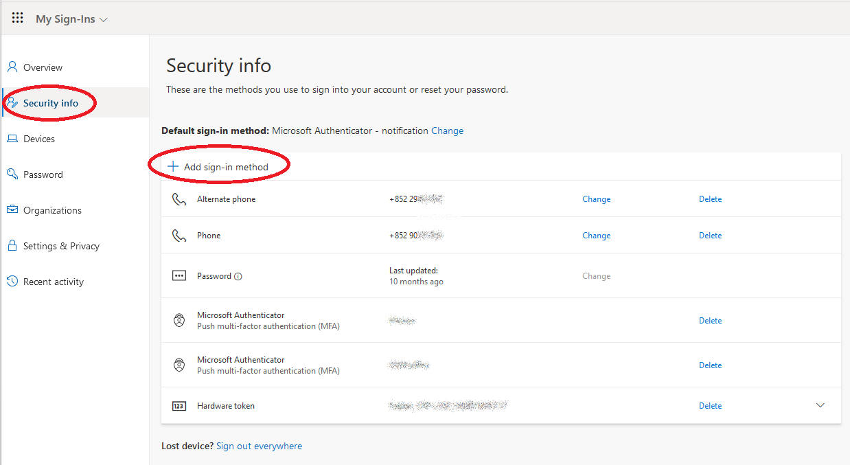 FAQ: How can I create an app password if my device doesn't support MFA? |  OCIO