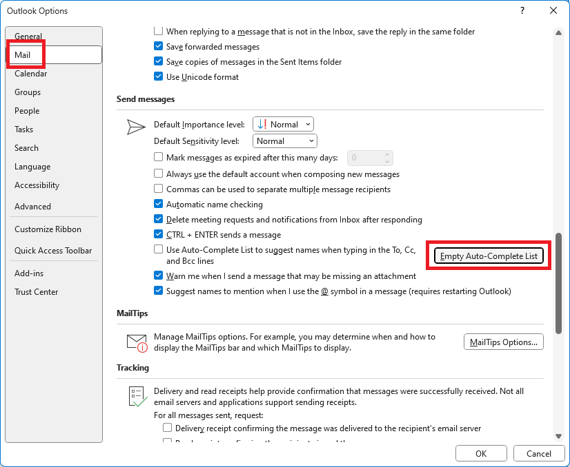 The image illustrate how to clear Autocomplete list from Outlook The image illustrate how to clear Autocomplete list from Outlook