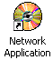 The image illustrate where is Network Application