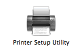 The image illustrate how to print to a printer on an Windows PC from a Mac machine