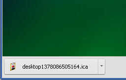 The image illustrate how to use VDI in Google Chrome