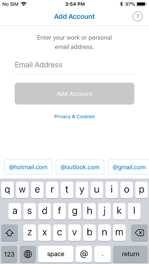 Add email account