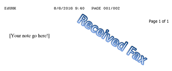 ocio email to fax service for staff only ocio