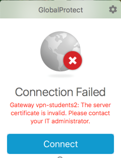 VPN Gateway Error