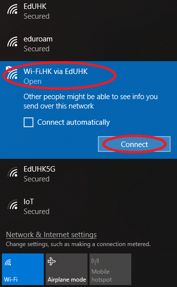wireless network connection windows 