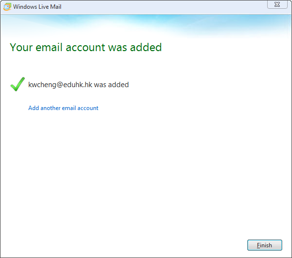 Windows Live Mail setup Windows Live Mail setup