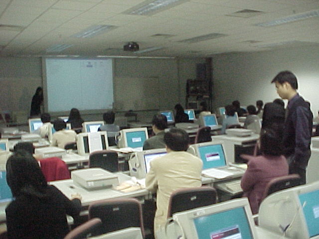 Photo: Training workshop on 8 June 1999