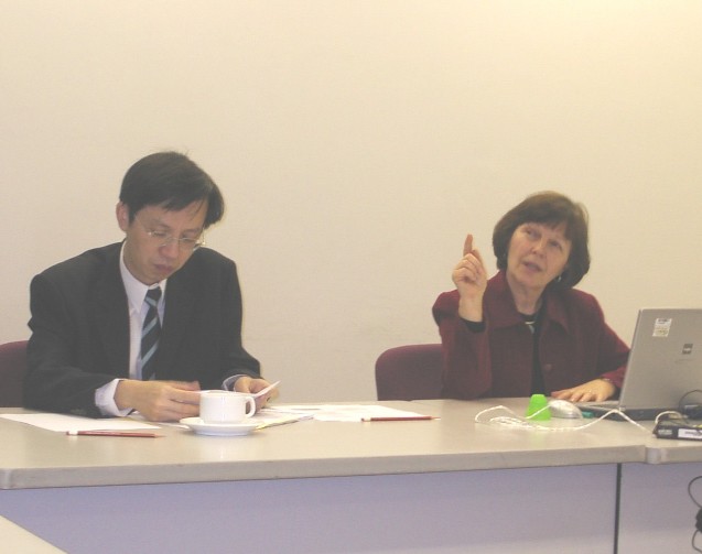 Photo: Prof-Johnston and Dr KC Lai