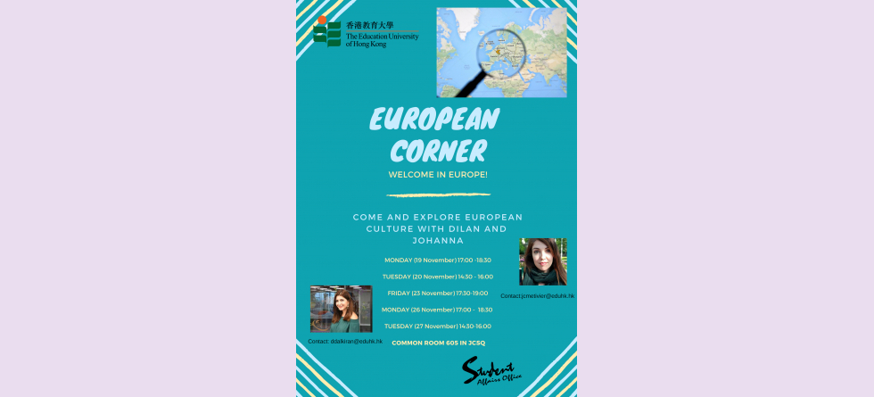 WELCOME IN EUROPE