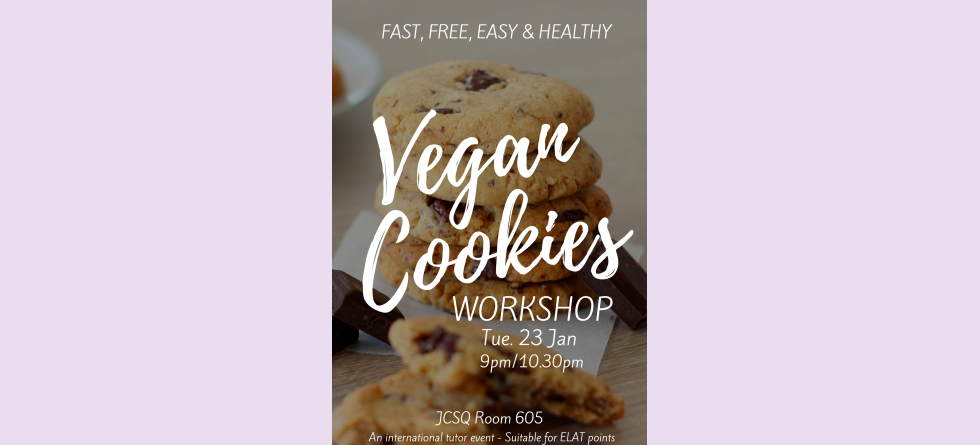 JCSQ Vegan Cookie workshop