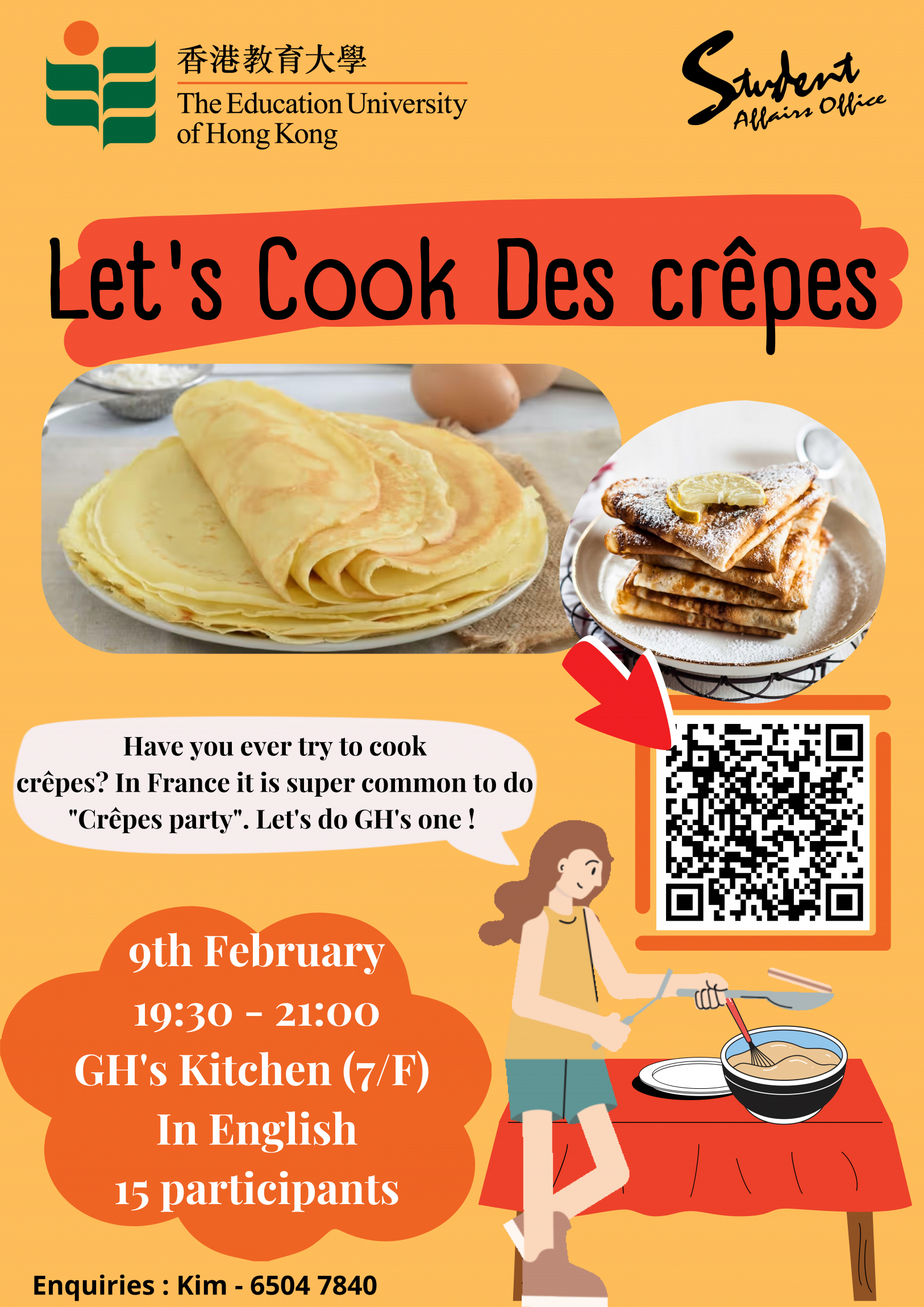 Self Photos / Files - Kimberley_Let's Cook Les Crepes_poster_1 