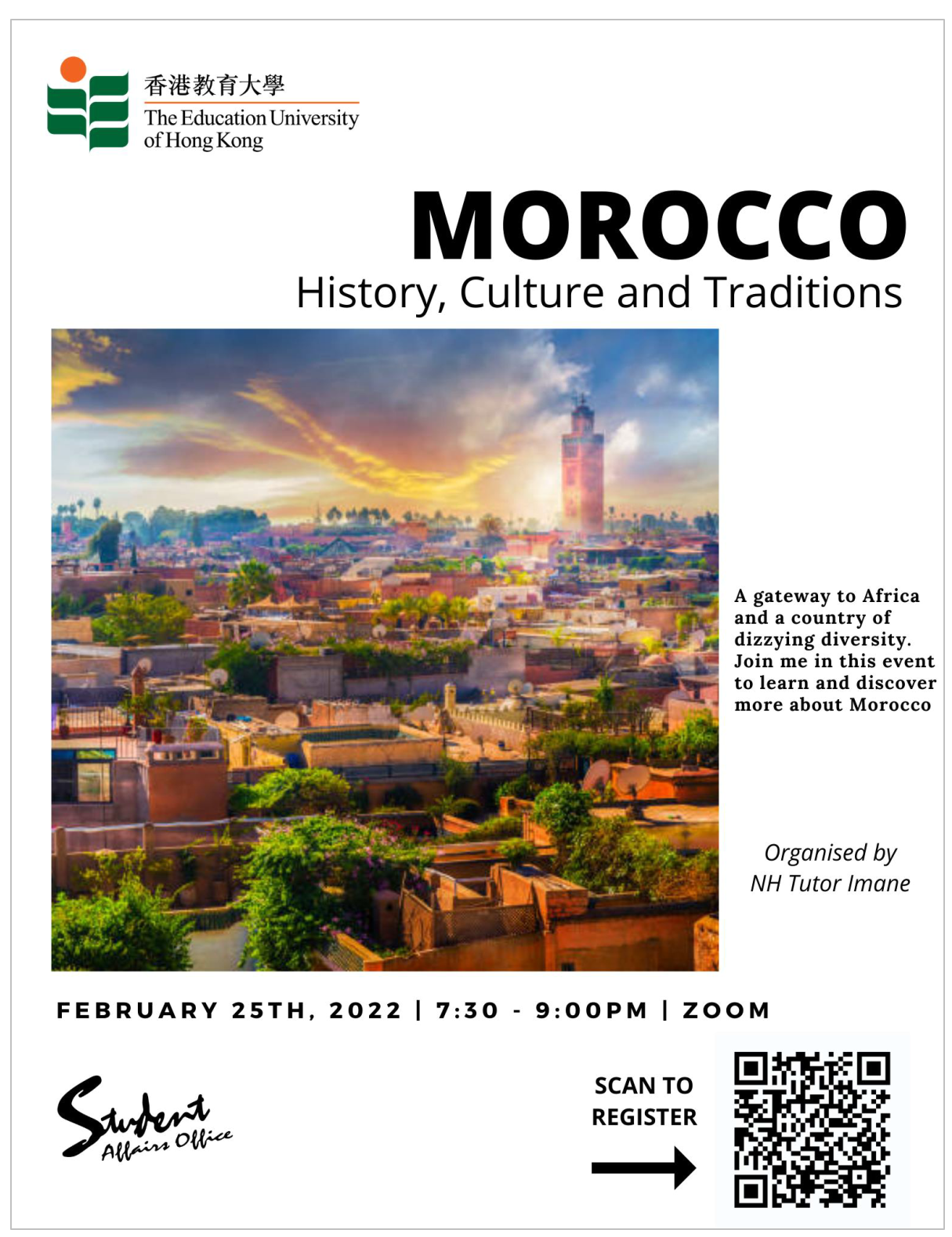 Self Photos / Files - Imane_Morocco-History, Culture and Tradition_poster 2 