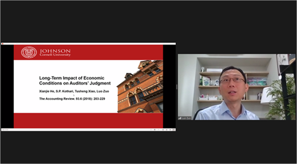 Professor Luo ZUO delivered the keynote presentation.