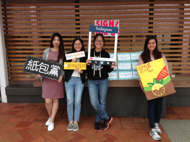 Group photos of EDUHK Students