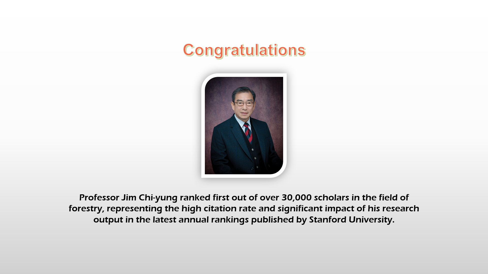 Prof JIM Chi-yung