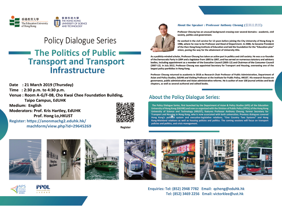 The Politics of Public Transport and Transport Infrastructure