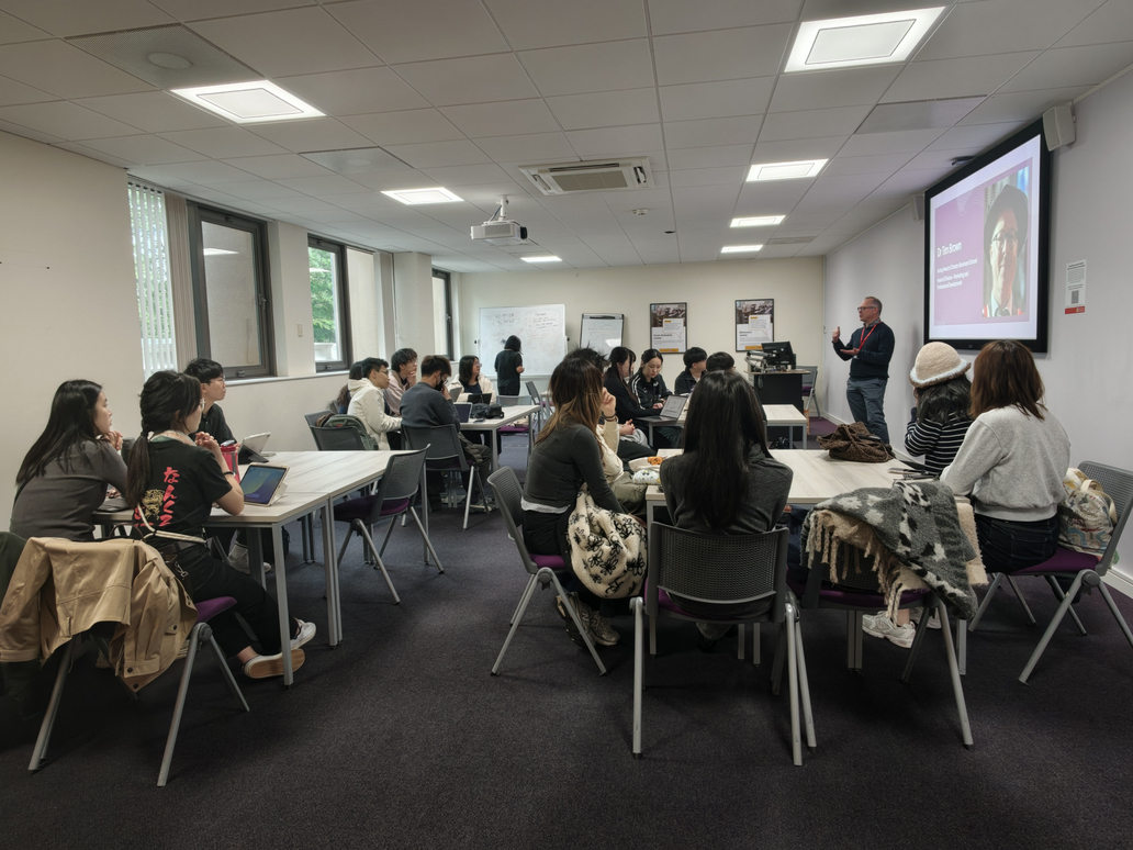Seminar by Dr Tim Brown, acting head of business school