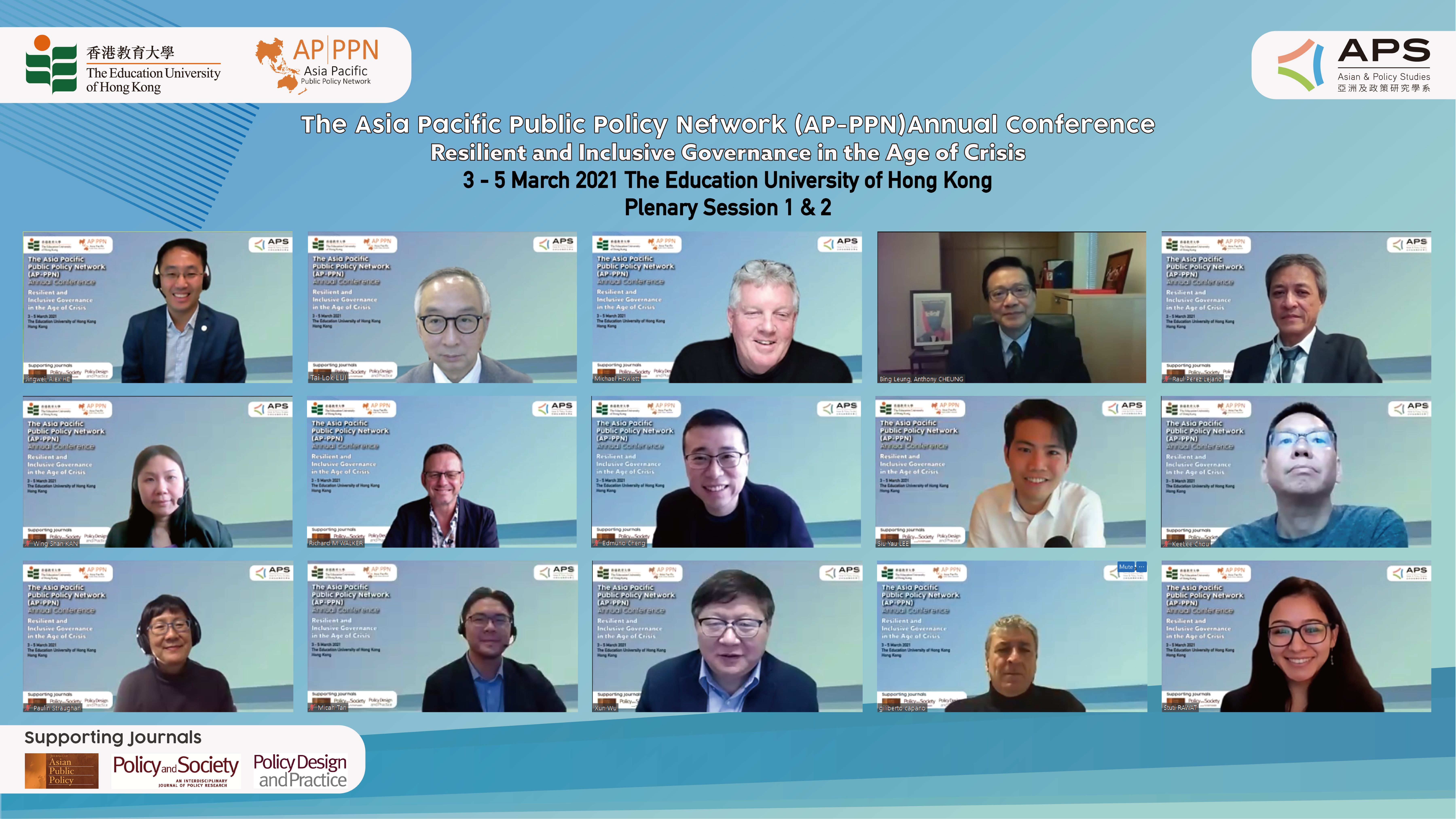 Plenary Session 1 & 2